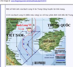 Vùng biển quanh đảo Bạch Long Vĩ