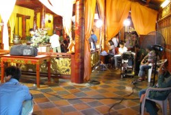 Sùng Ân Điện (nơi thờ vua Minh Mạng và Hoàng hậu) thành trường quay phim.