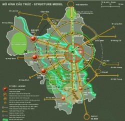 Mô hình Hạt nhân - Vệ tinh thổi phồng vai trò của Hạt nhân, các vệ tinh bị lệ thuộc, mất tính độc lập của mình (Nguồn: Quy hoạch Hà Nội do Liên danh tư vấn quốc tế PPJ (Perkins Eastman - Mỹ, Posco E&C và Jina - Hàn Quốc)