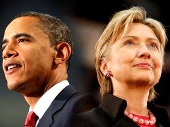 Tổng thống Mỹ Obama và Ngoại trưởng Hillary Clinton (DR)