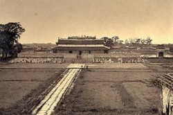 Điện Kính Thiên trong Hoàng thành thăng Long thế kỷ XIX