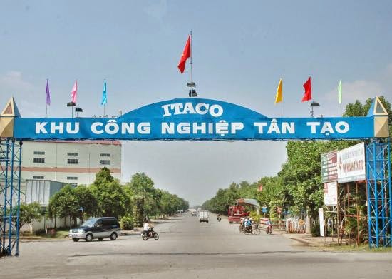 Khu Công nghiệp Tân Tạo (Bình Chánh), nơi vừa xảy ra đình công, biểu tình của hơn 9.000 công nhân đòi sửa lại Luật Bảo hiểm