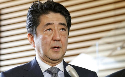 Thủ tướng Nhật Bản Shinzo Abe, ảnh: AP.